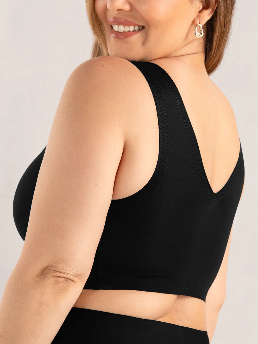 Truekind® Seamless V-Neck Bralette - Image 2