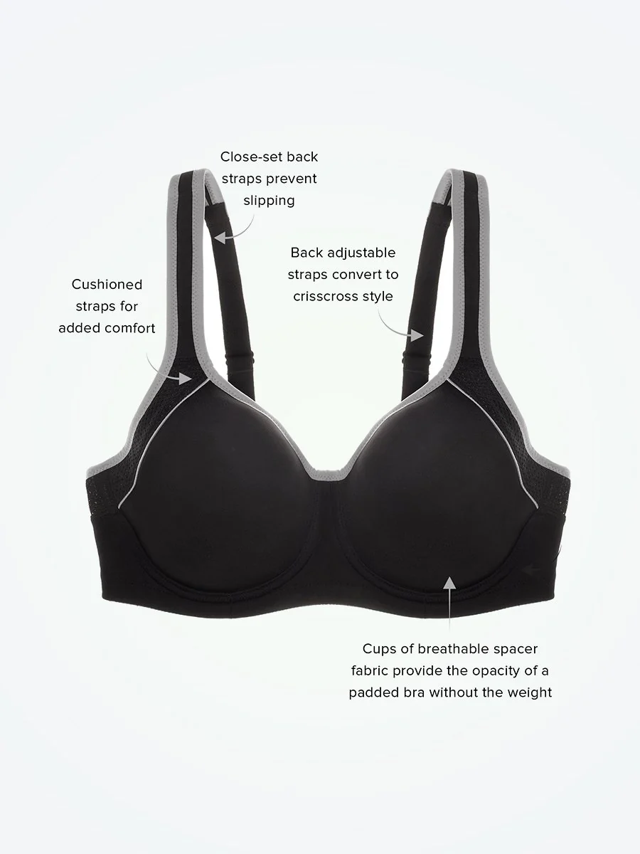 Wacoal® Lindsey Sport Spacer Contour Underwire Bra - Image 14