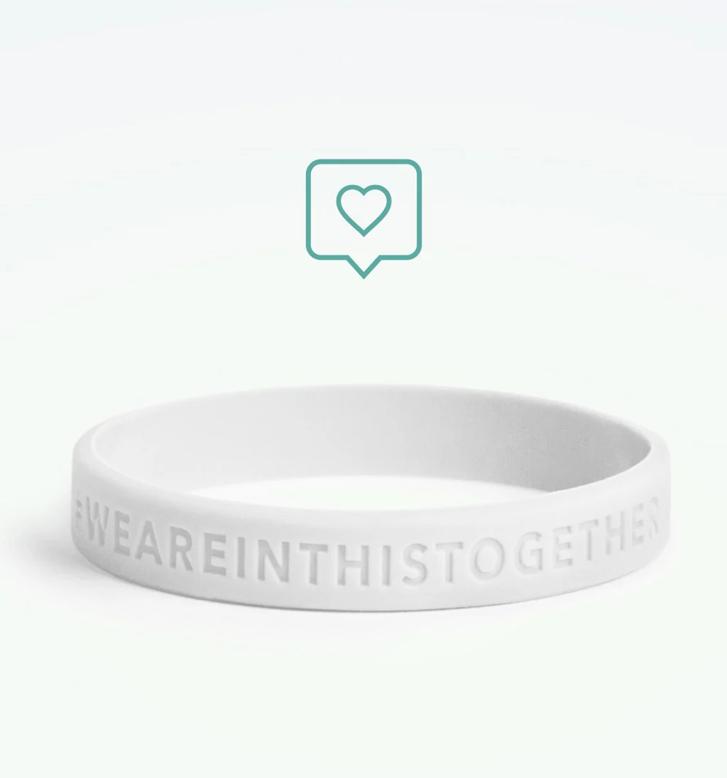 #WeAreInThisTogether Wristband - Image 2